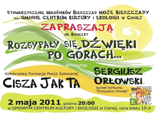 Jedna z imprez, która w długi weekend odbędzie się w Cisnej.