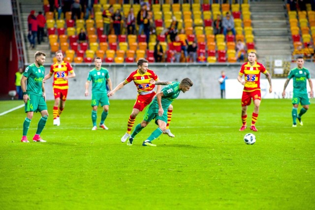 W jesiennym meczu Jagiellonia przegrała ze Śląskiem Wrocław 0:4