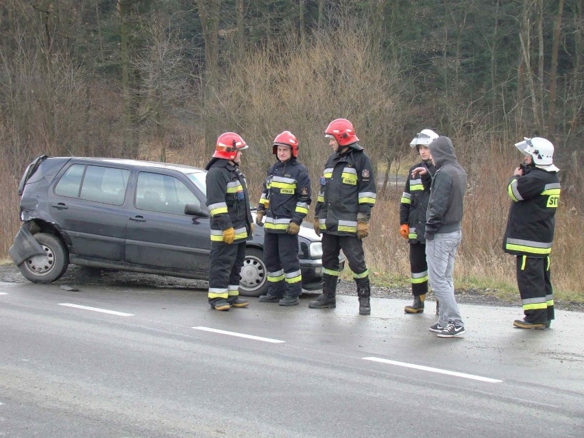 Wypadek w Barwałdzie Górnym.