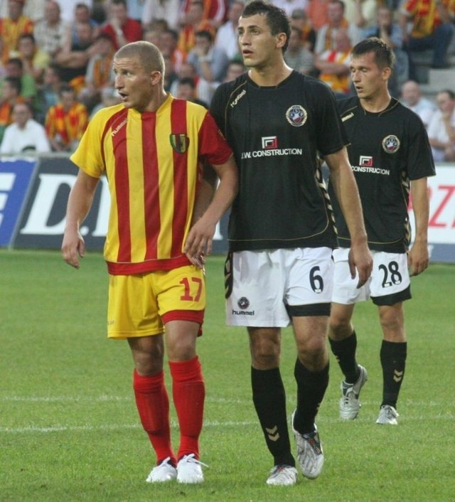 Krzysztof Gajtkowski (z lewej) nie znalazł się w kadrze na mecz z Cracovią. 