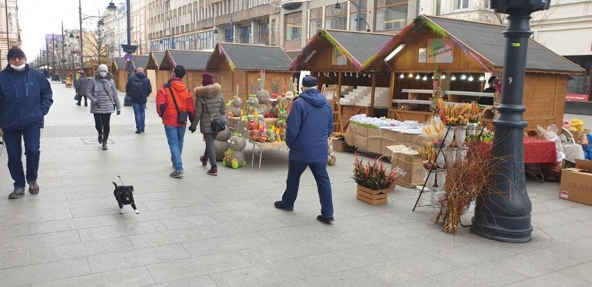 Ruszył Jarmark Wielkanocny na ul. Piotrkowskiej. Odwołany jarmark w Manufakturze