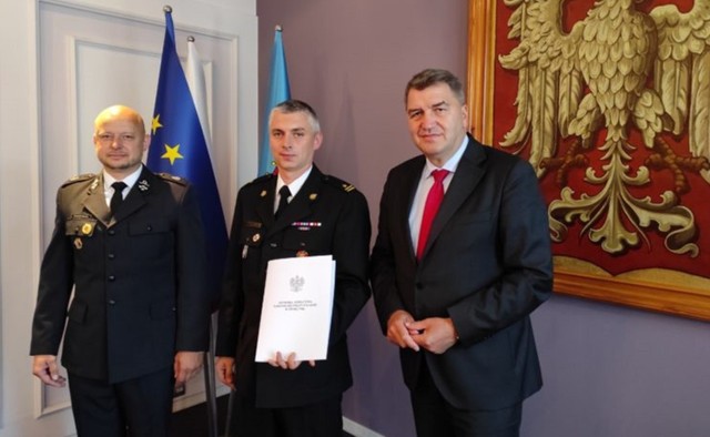 W Urzędzie Miasta w Oświęcimiu zostało podpisane porozumienie dotyczące pozostania na kolejnych pięć lat OSP Oświęcim w Krajowym Systemie Ratowniczo-Gaśniczym