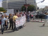 Demonstracja rodzin z Radomia przed otwarciem Euro 2012 