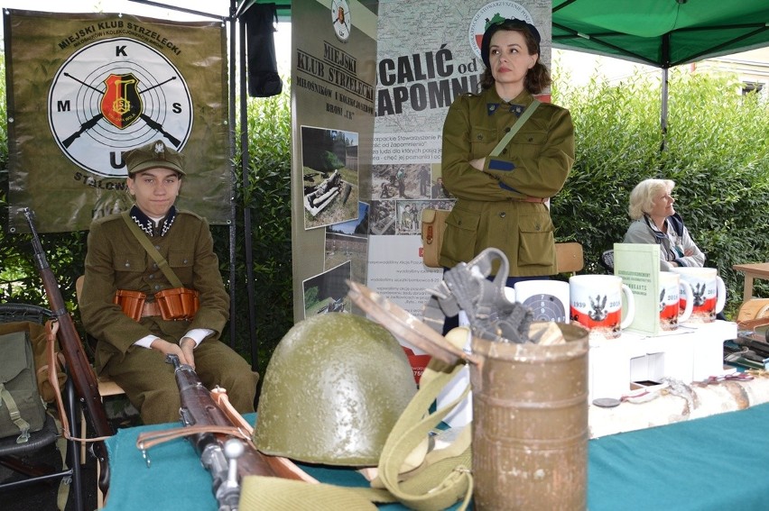 Rozwadowski Piknik Militarny z niedźwiedziem Wojtkiem i historią