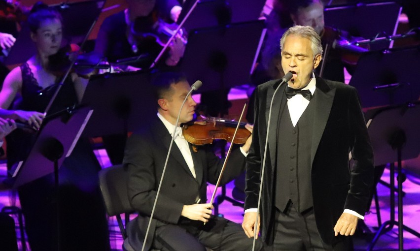 Andrea Bocelli w NOSPR Katowice. Wystąpił ku czci górników z...