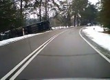 Wypadki na trasie Ostrołęka - Białystok (wideo)
