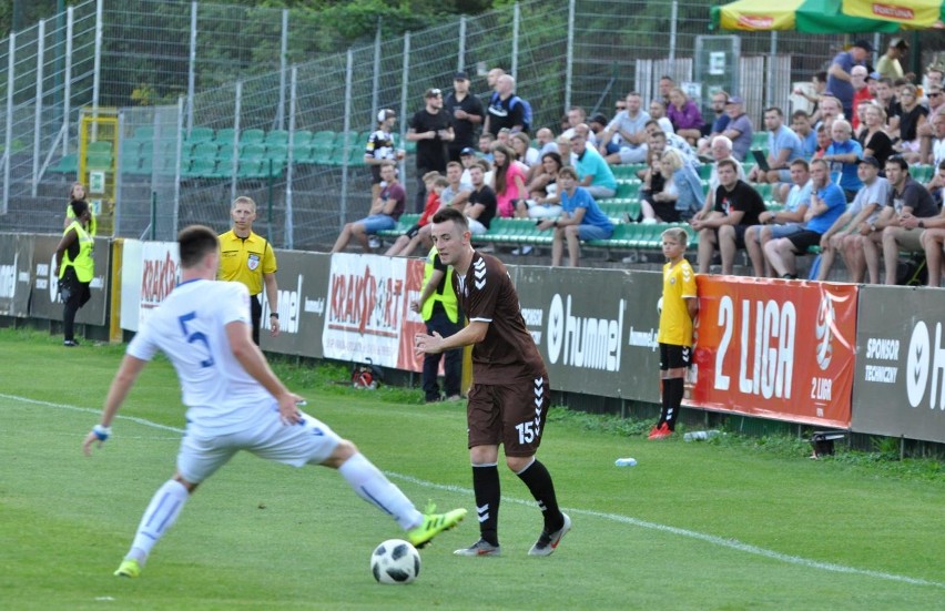 Mecz Garbarnia - Lech II (1:0) rozegrany w ubiegłym sezonie...