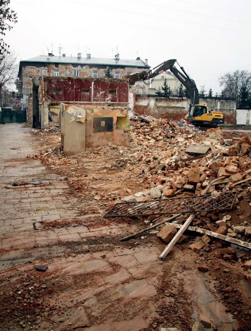 Zburzone kamienice przy ul. 1 Maja w Lublinie. Co powstanie w tym miejscu? Zobacz zdjęcia 