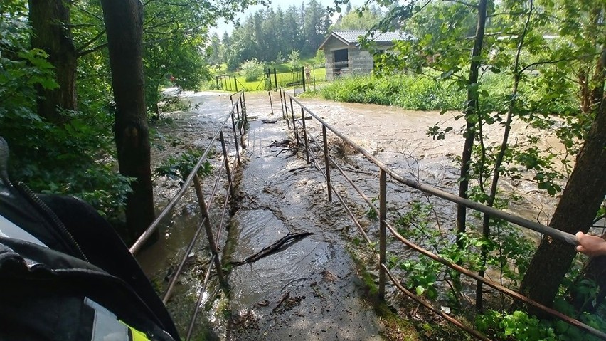 Dolny Śląsk: Domy i gospodarstwa zalane po burzach (ZDJĘCIA, OSTRZEŻENIE)
