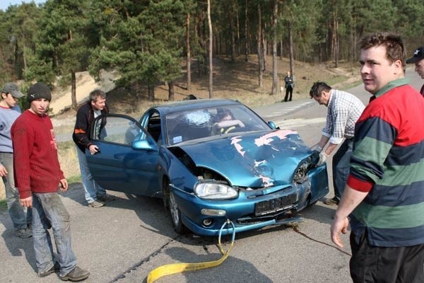 Wypadek w Zabrniu...