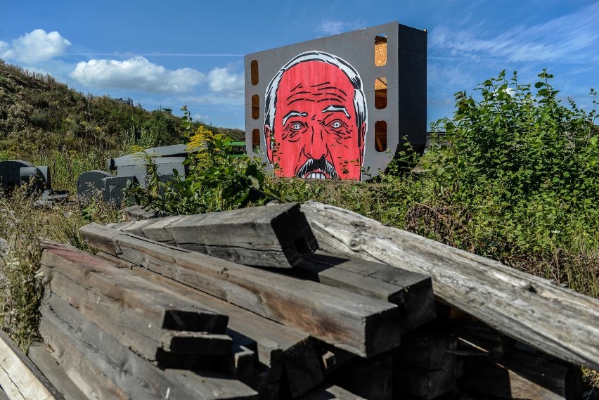 Mural z wizerunkiem Aleksandra Łukaszenki