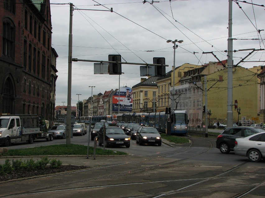 Tramwaje stanęły w centrum Wrocławia - 18.09.2013