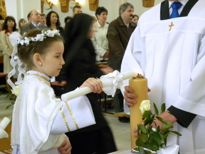 Pierwsza Komunia w parafii Świętych Cyryla i Metodego w Hajnówce