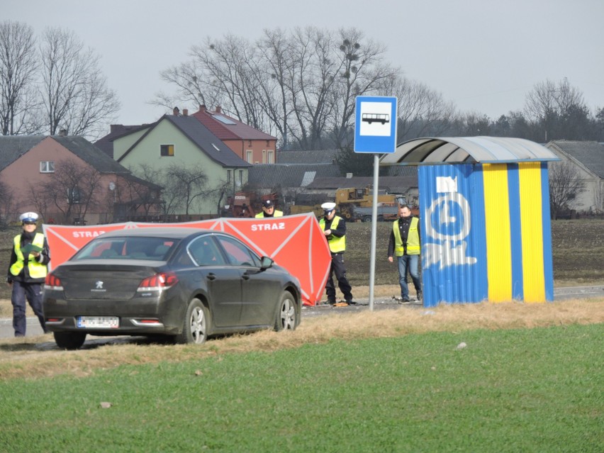 Śmiertelny wypadek na drodze Ostrołęka - Łomża
