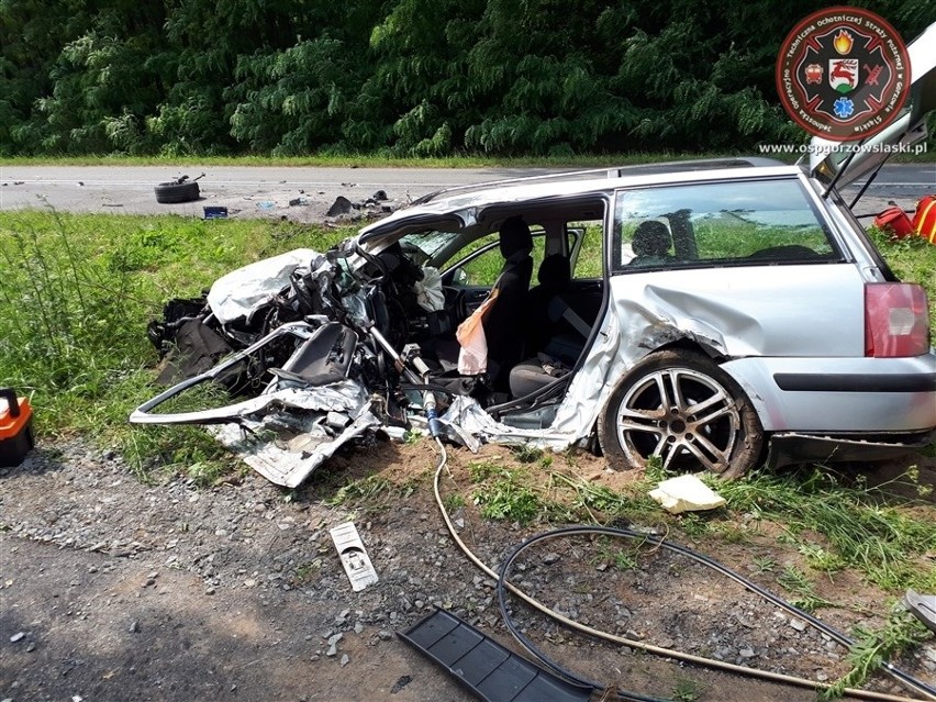 Tragiczny wypadek na drodze powiatowej w Kozłowicach koło...