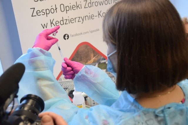 Szpital w Kędzierzynie-Koźlu był miejscem w którym oficjalnie zainaugurowano szczepienia na Opolszczyźnie