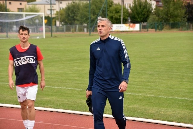 Trener Marcin Sikorski