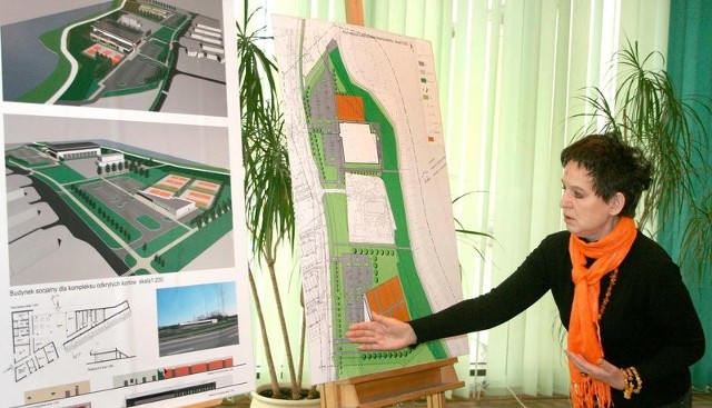 Projekt centrum tenisowego na Borkach pokazano dziś w magistracie.