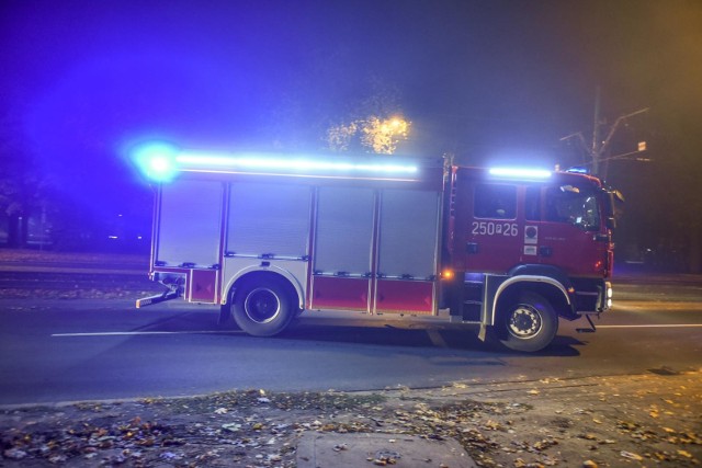 Pożar centrum ogrodniczego w Luboniu pod Poznaniem 6 maja. (zdjęcie ilustracyjne)