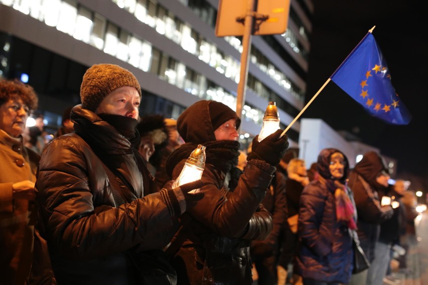 Protest KOD w Krakowie (14.12.2017)