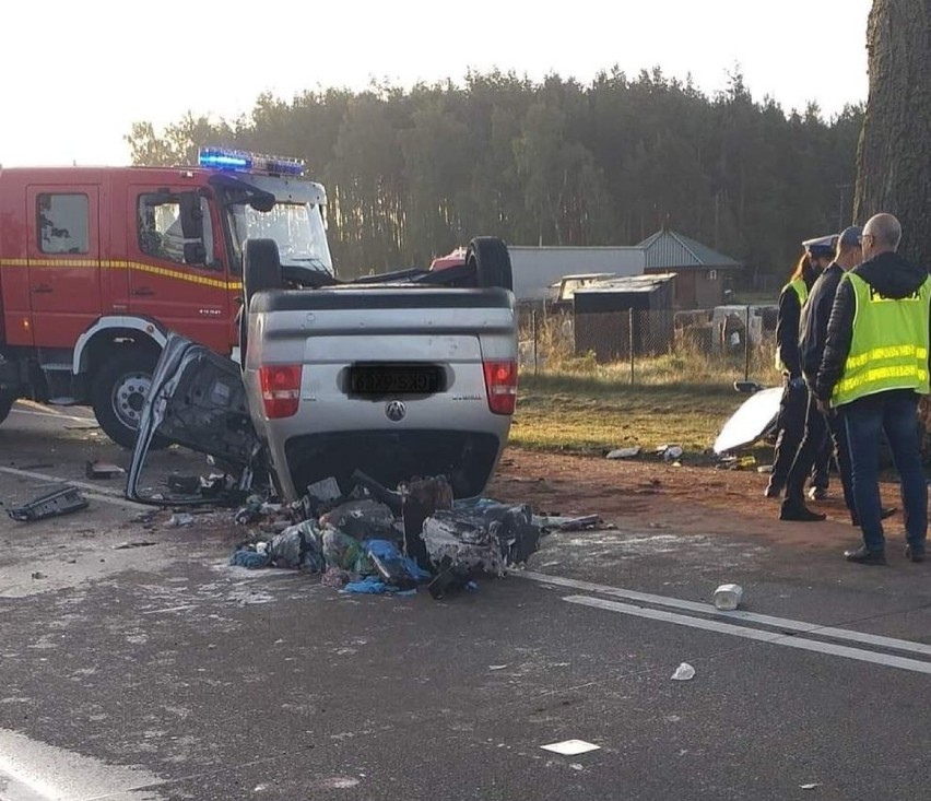 Śmiertelny wypadek na drodze krajowej 22, pomiędzy Bytonią a Zblewem. 19.09.2020 r. Nie żyje mężczyzna 