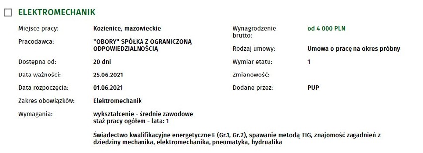 Zobacz oferty pracy w Kozienicach i powiecie kozienickim. Ile pracodawcy dają zarobić i jakich pracowników poszukują?