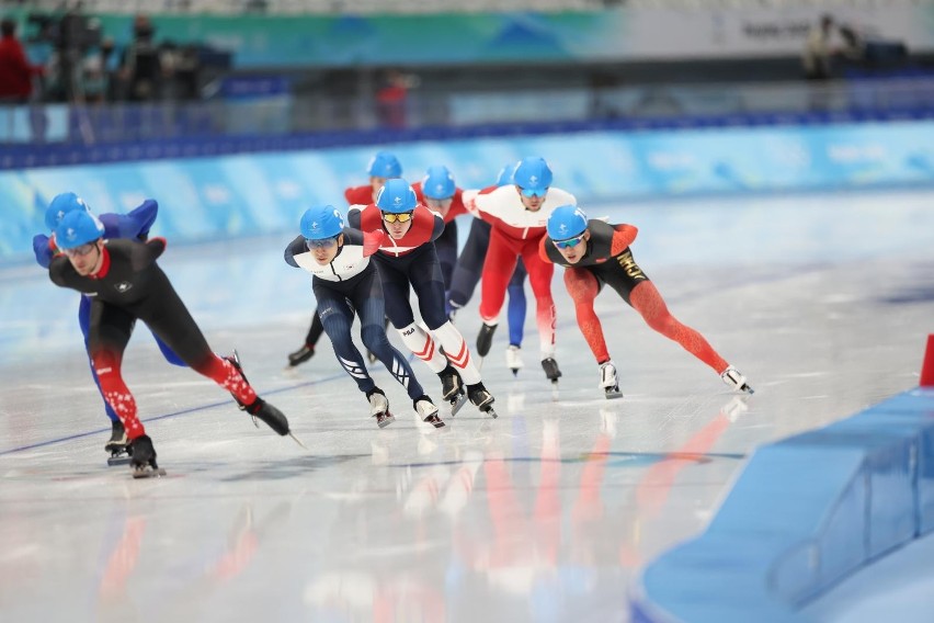 19.02.2022 chiny, beijing, pekin, zhangjiakou national speed...