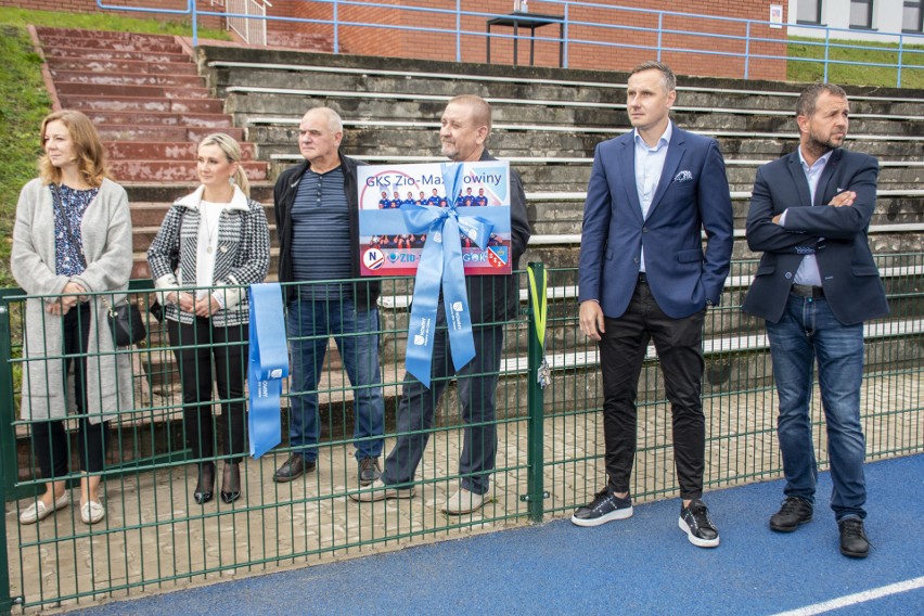 Paweł Golański i inne znane osoby na otwarciu nowych szatni GKS Nowiny. Byli sponsorzy i sympatycy klubu [ZDJĘCIA]