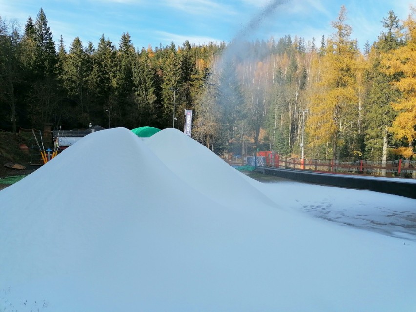 W Karpaczu rozpoczęła się produkcja śniegu