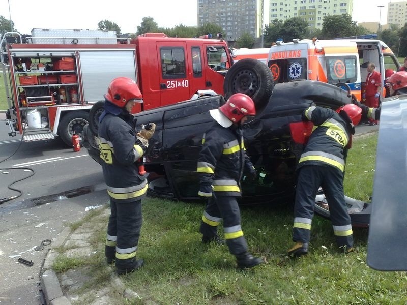 W wypadku na rondzie Toruńskim ucierpiało między innymi...