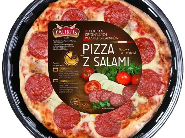 Pizza z salami i pizza z pieczarkami gotowe w ciągu 3 minut