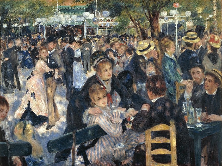 Pierre-Auguste Renoir - Bal w Moulin de la Galette (Bal du...