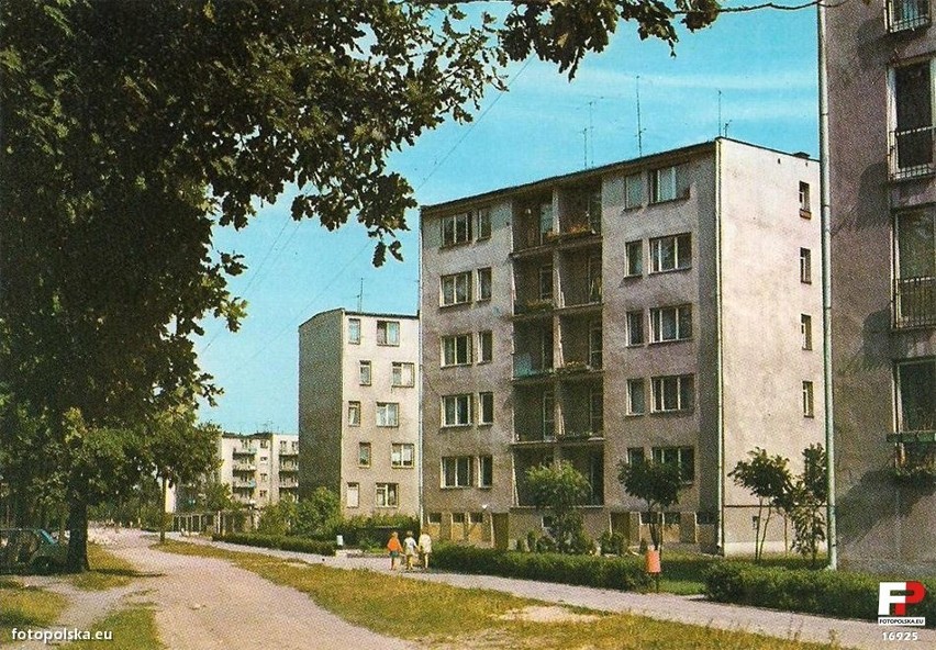 Osiedle mieszkaniowe w Pionkach.