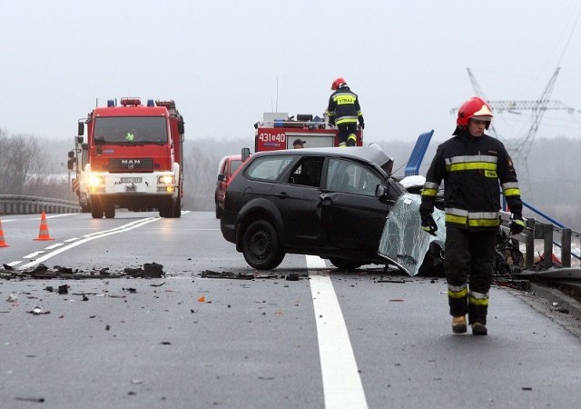 Do wypadku doszło dzisiaj o godzinie 7.30 na obwodnicy Goleniowa.