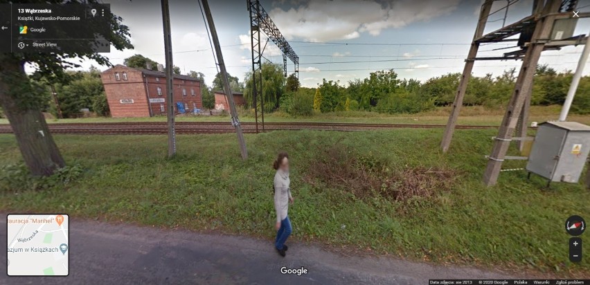 Przyłapani przez Google Street View w gminie Książki w powiecie wąbrzeskim. Znaleźliście siebie lub znajomych na którymś zdjęciu?