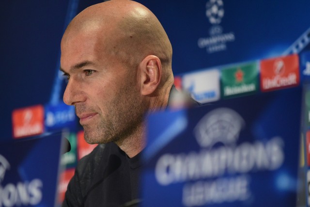 Trener Reali Zinedine Zidane