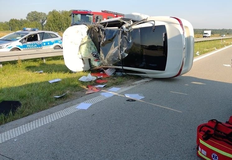 Do groźnego wypadku doszło na autostradzie A1 na wysokości...