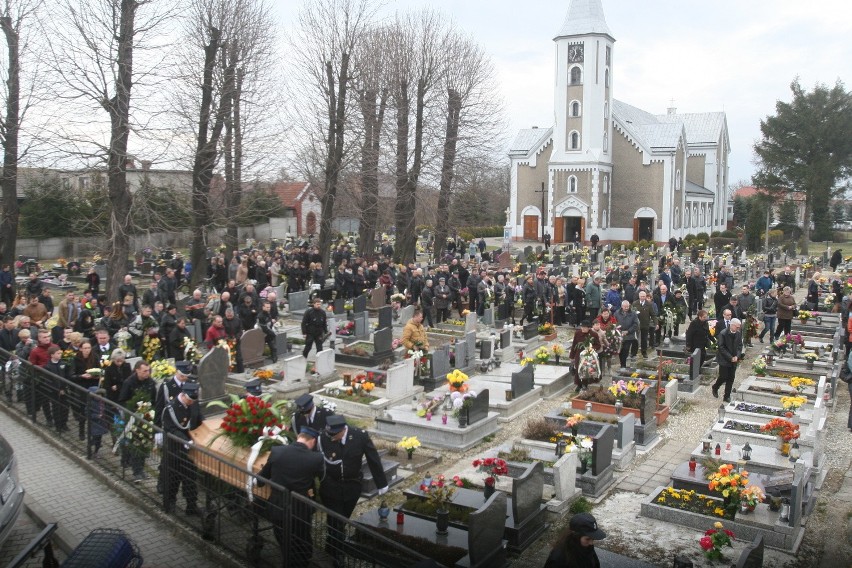 Pogrzeb Ryszarda Pluty radnego Kuźni Raciborskiej