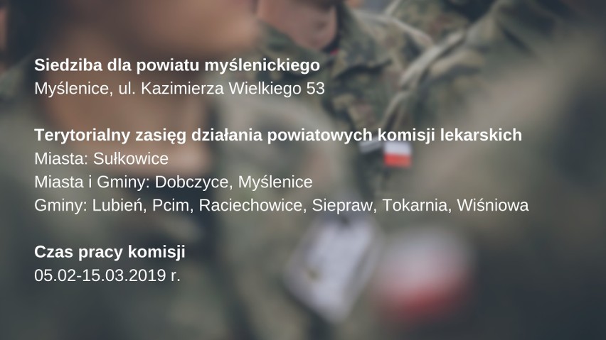 Termin kwalifikacji wojskowej 2019. Jakie roczniki muszą...