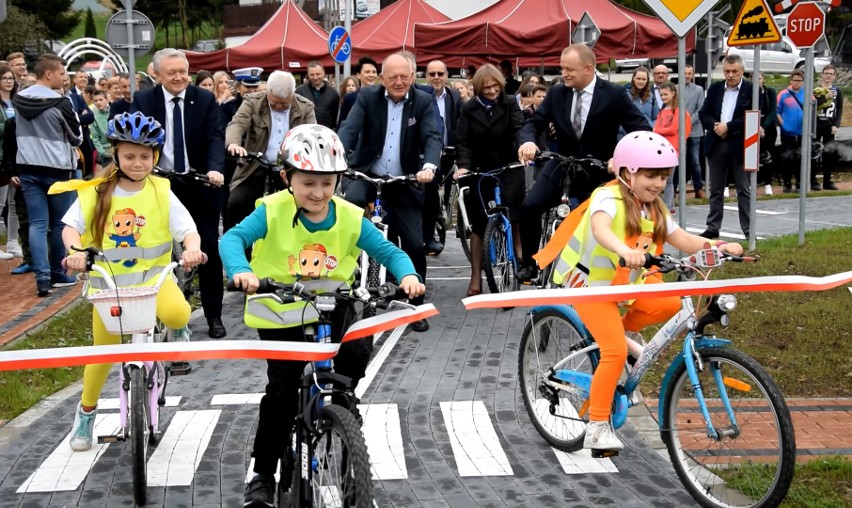 Już otwarte! Miasteczko rowerowe w Korzennej zaprasza młodych cyklistów