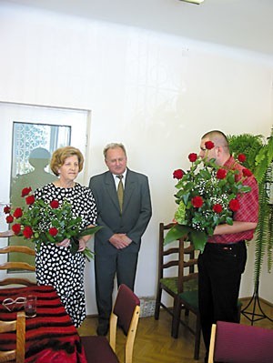 Kwiaty na pożegnanie Hanny Chrostowskiej