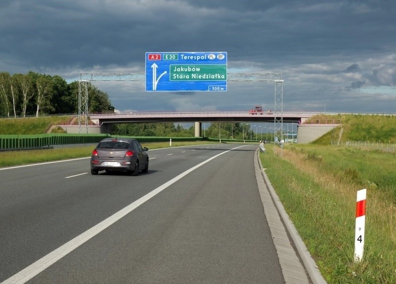 Autostradą A2 pojedziemy ze stolicy do Białej Podlaskiej. Budowa kolejnych 32 kilometrów trasy pochłonie miliard złotych