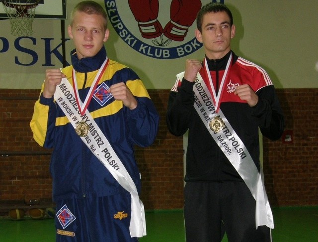Marek Jędrzejewski (z lewej) i Tomasz Mazur wypożyczeni z naszych klubów walczą w barwach PKB Poznań w Niemczech. 