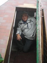Pan Wiesław odpoczywa w piramidzie... Cheopsa [zdjęcia]