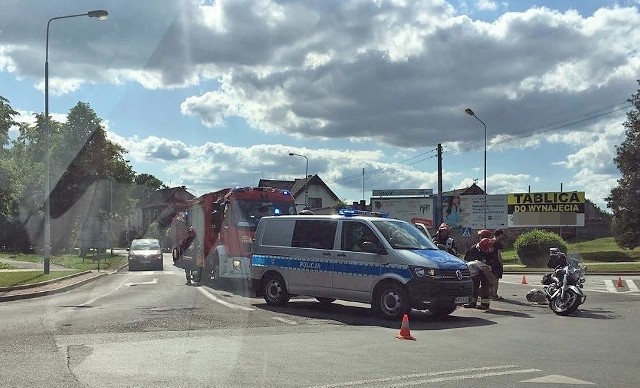 Wypadek w Oleśnie.