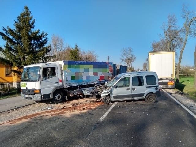 Na miejscu wtorkowego wypadku w Moskorzewie