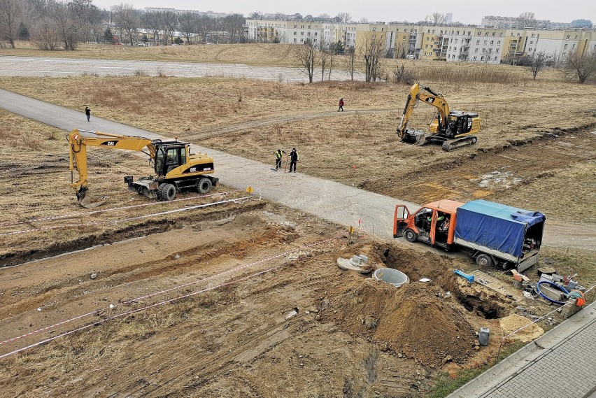 Budowa drogi technologicznej do Centrum Nauki Cogiteon....