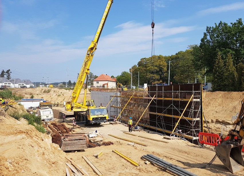 Węzeł Łękno w Szczecinie. Jak idą prace? Zobaczcie najnowsze ZDJĘCIA z placu budowy - 5.09.2019    