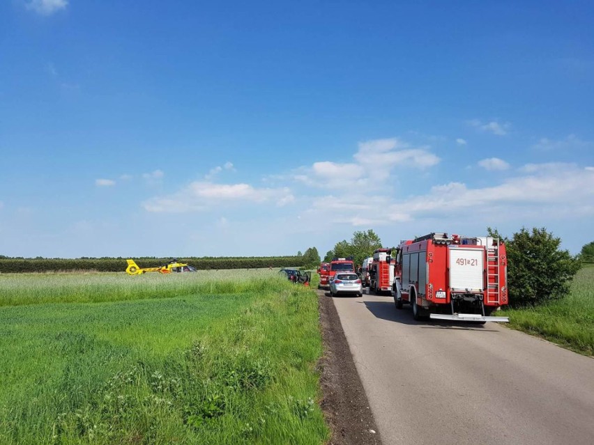 Tragiczny wypadek na drodze powiatowej między Więckami a...