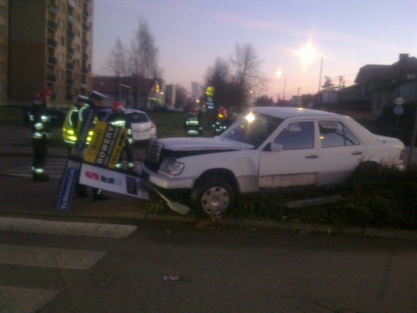 Pszczyna - wypadek na osiedlu Piastów